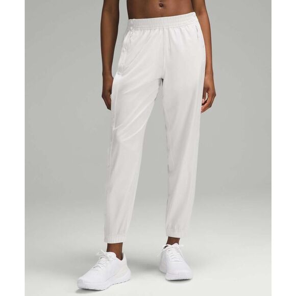 Lululemon Tear-Away Mid-Rise Track Pant Light Vapor - Size: 10 - Picture 1 of 11